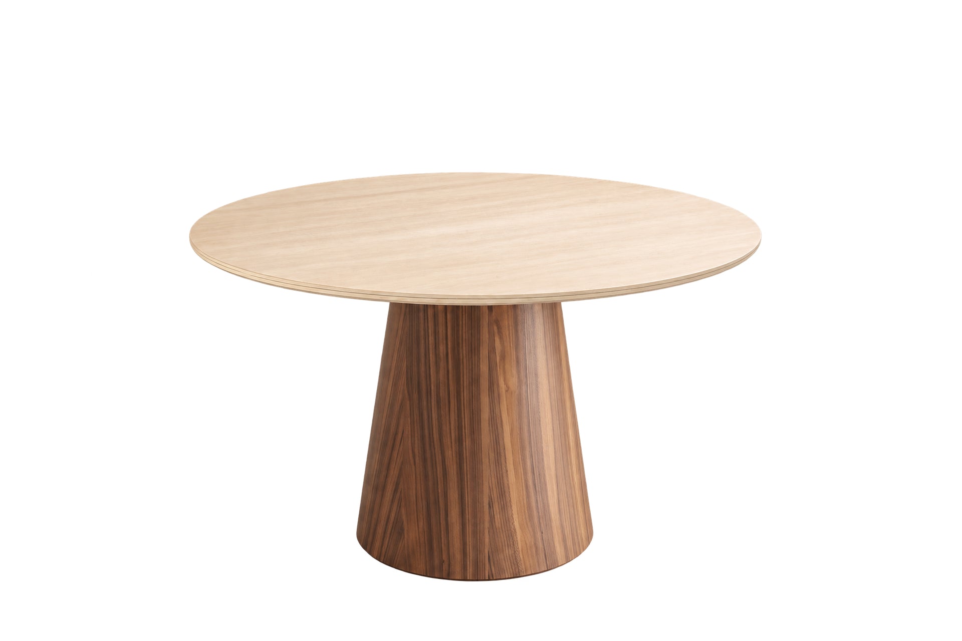 Porcelain Ceramic Table Top Wooden Conical Leg