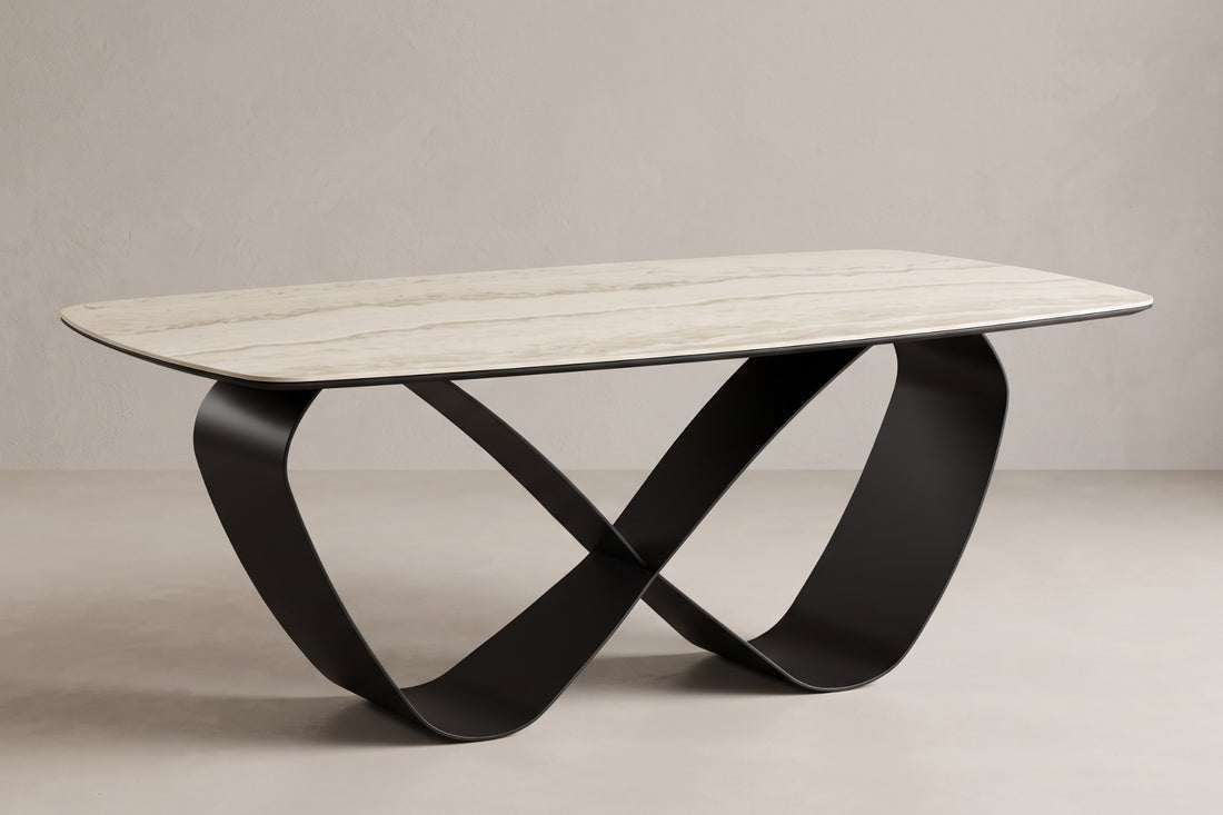 Porcelain Ceramic Tabletop Endless Leg