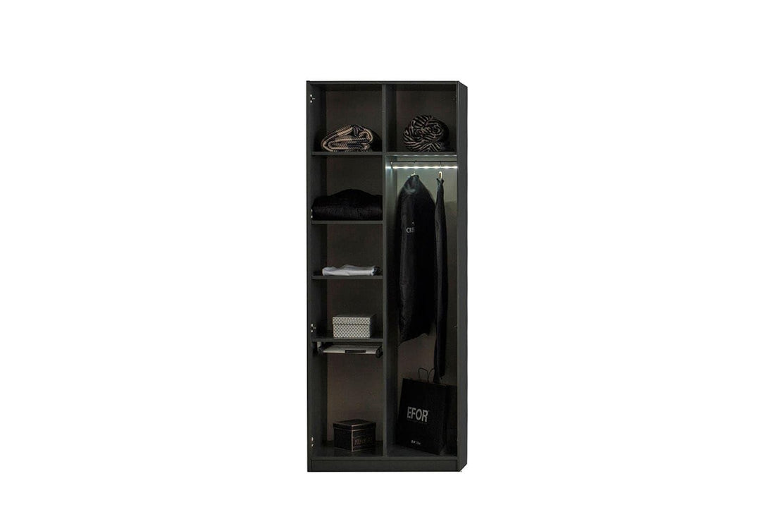 Wardrobe with Shelves and Trouser Rack
