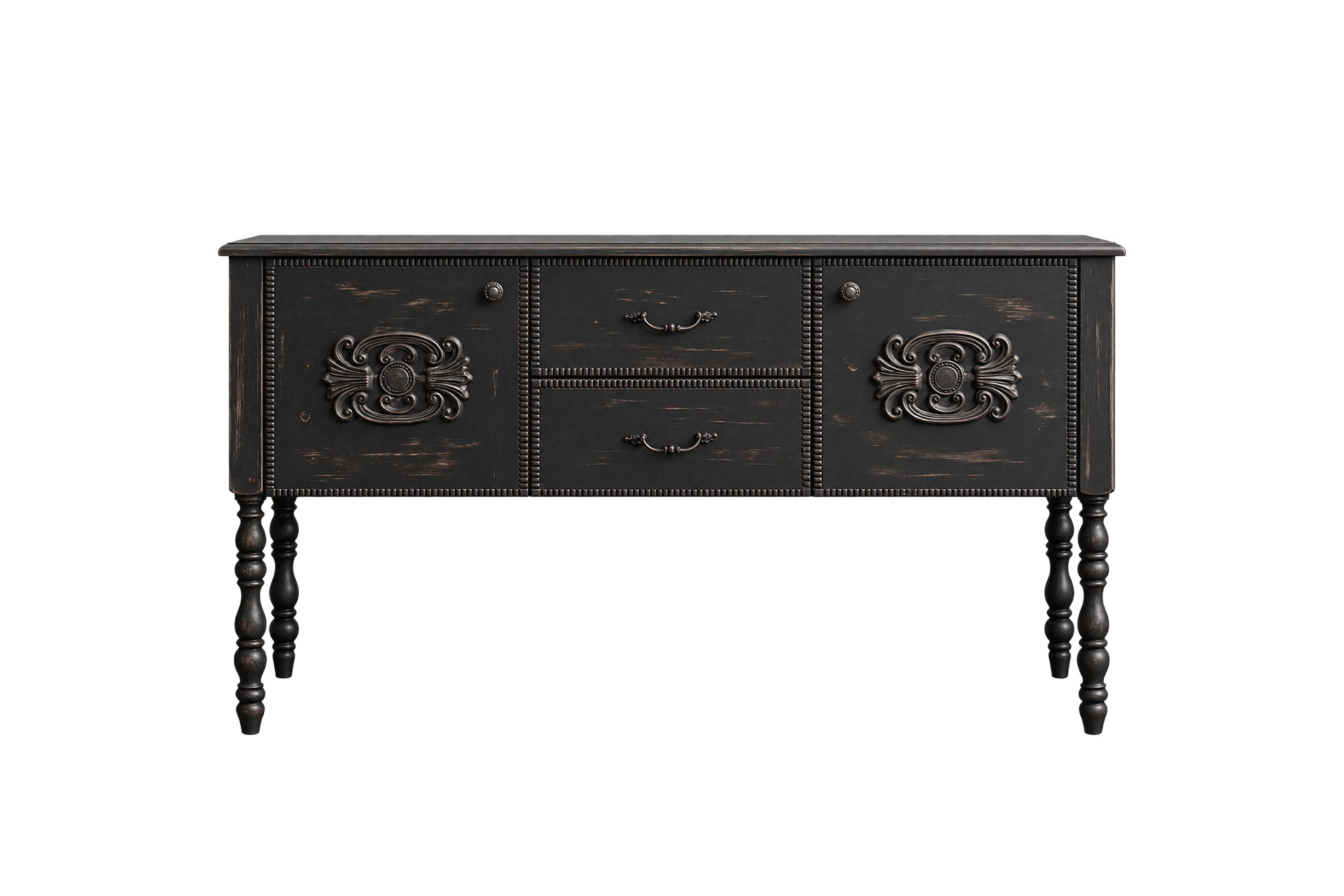 Salt 2-Door Black Dresser