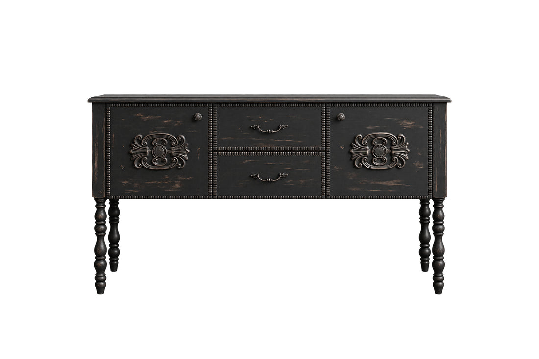 Salt 2-Door Black Dresser