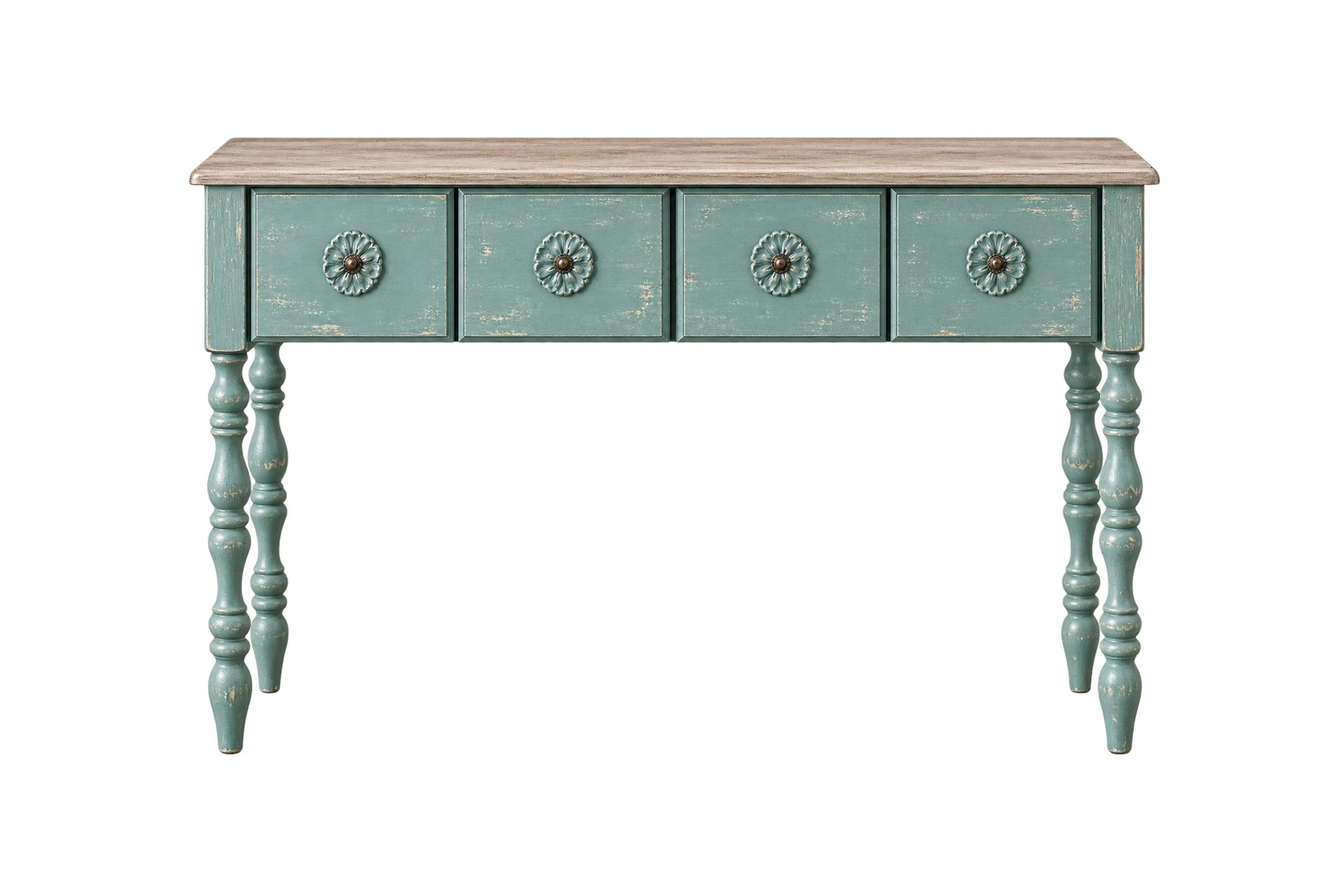 Salt 4-Drawer Turquoise Dresser