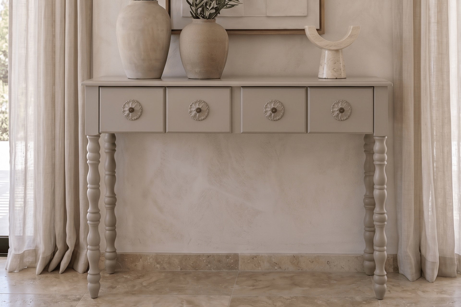 Salt 4-Drawer Stone Dresser