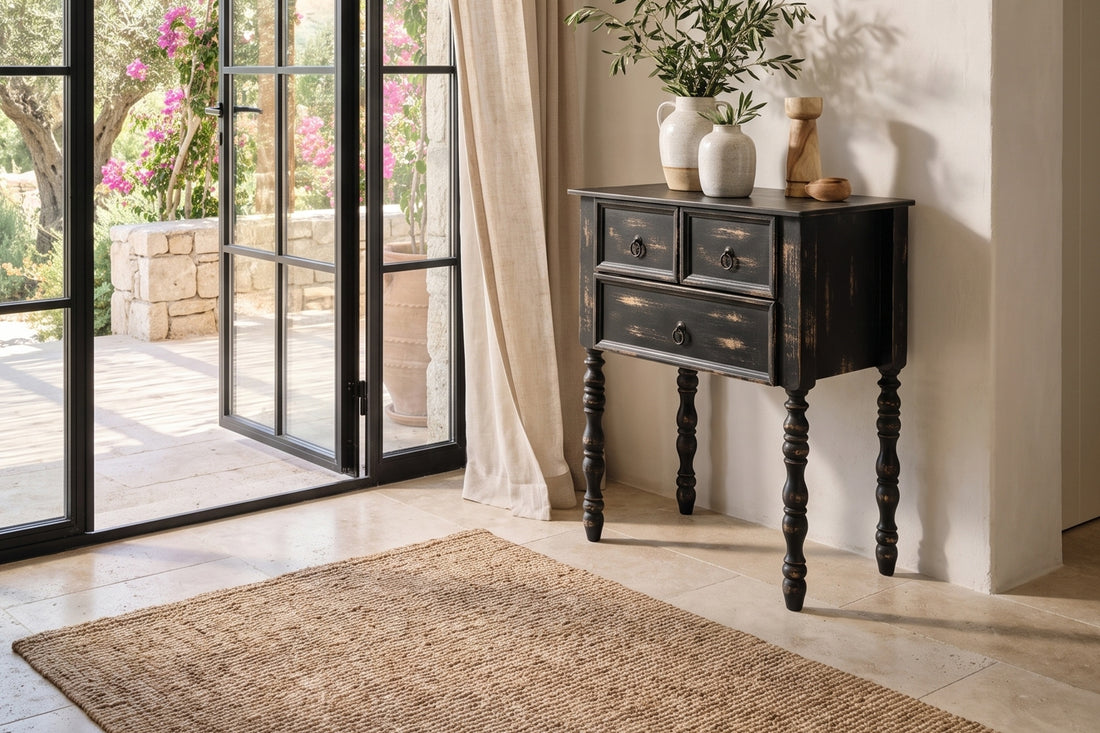 Salt Mini Black Console Table