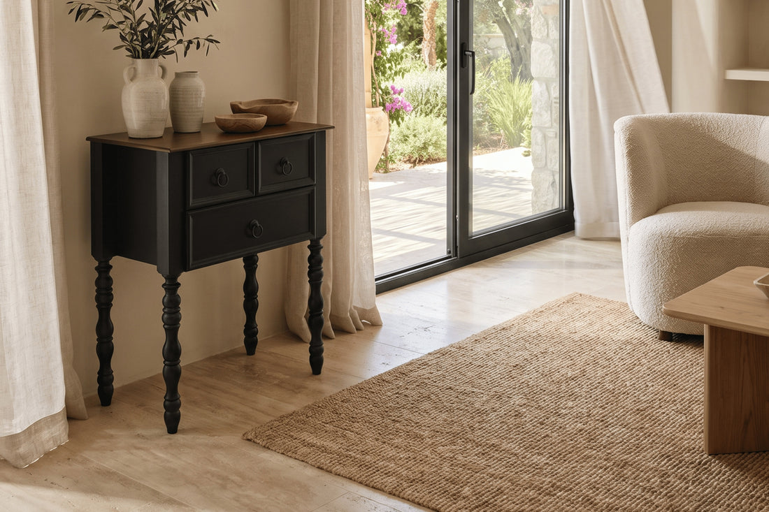 Salt Mini Black Console Table